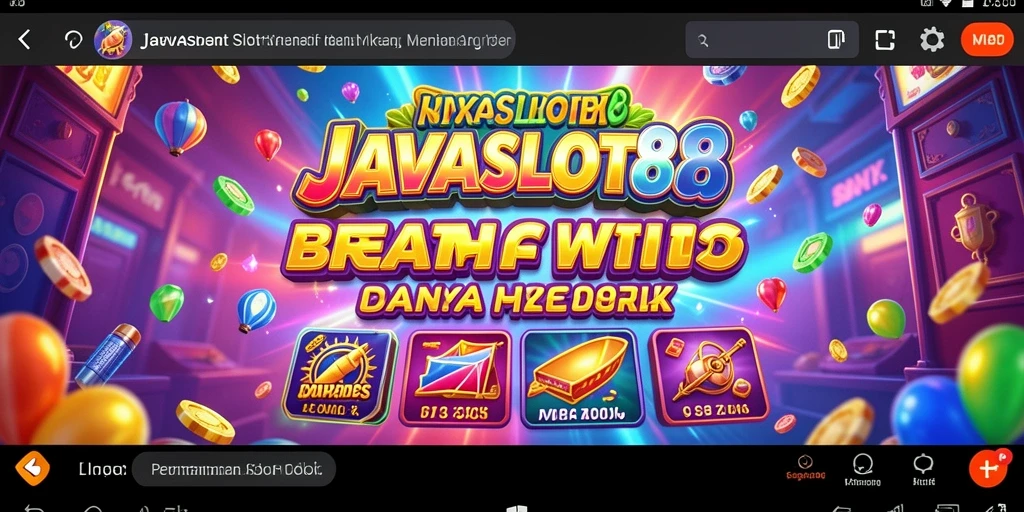 Tampilan menarik dari gameplay JAVASLOT88 yang menyenangkan.