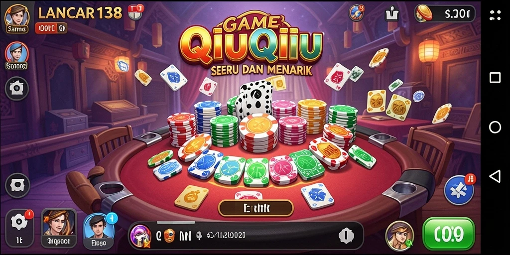 Tampilan gameplay QiuQiu di LANCAR138 yang memukau.