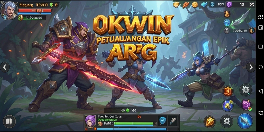 Gameplay seru dan grafis memukau di OKWIN.