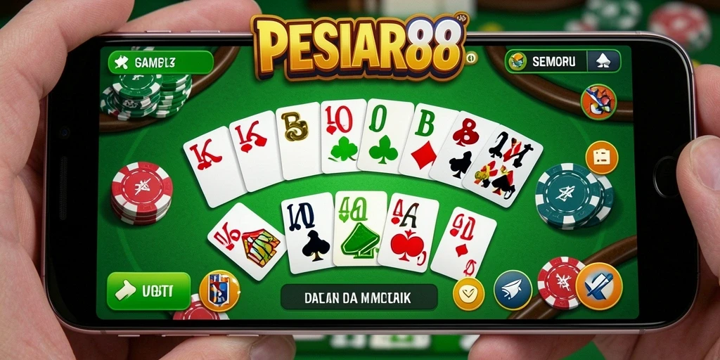 Tampilan menarik saat bermain Gaple di PESIAR88.
