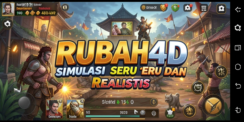 Tampilan gameplay yang menampilkan tantangan seru di RUBAH4D.