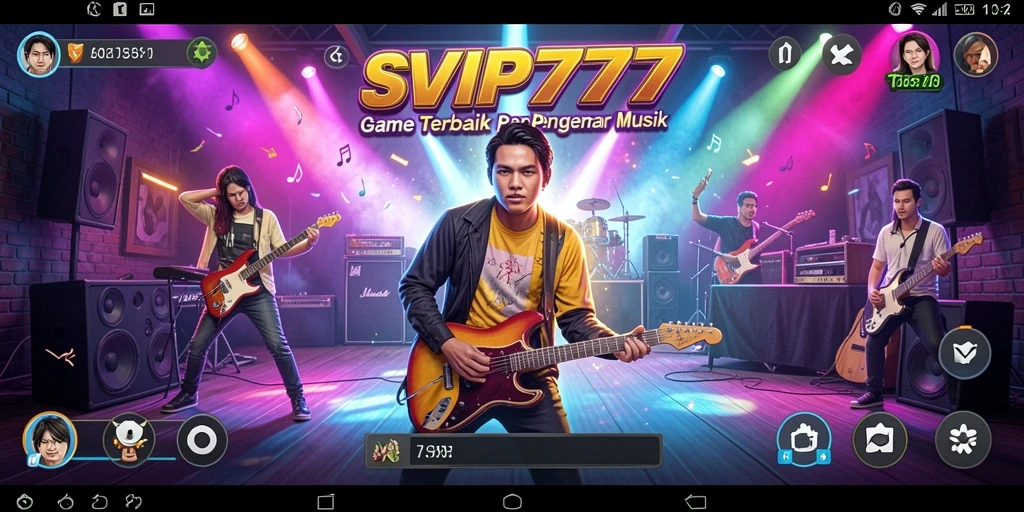 Tampilan menarik dari gameplay SVIP777 dengan berbagai tantangan musik.