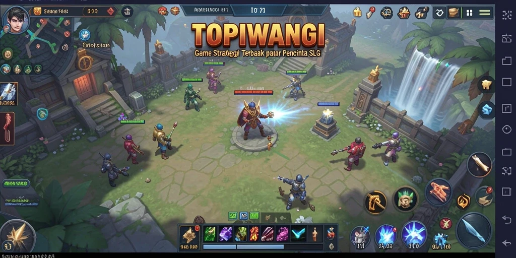 Tangkapan layar gameplay mendebarkan dari TOPIWANGI.