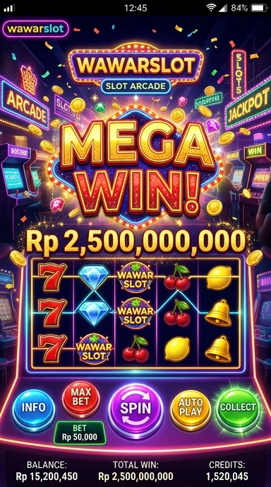 Tangkapan layar aplikasi wawarslot dengan mudah akses